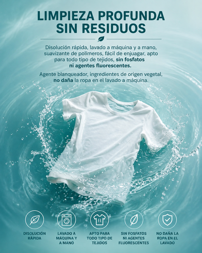 DETERGENTE PARA ZAPATLLAS. 30 BOLSITAS